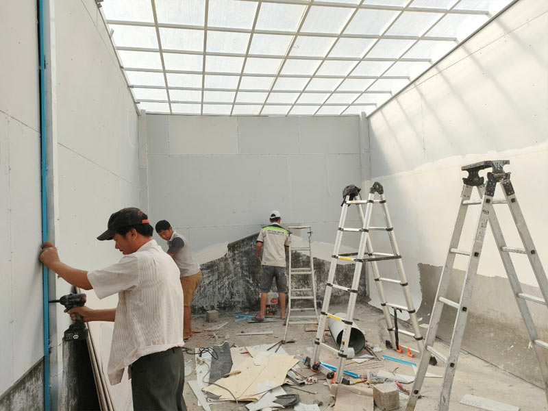 Các hạng mục thi công sơn sửa nhà